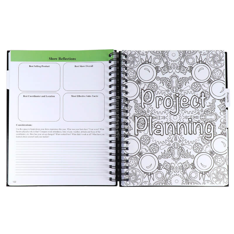 Business Planner Notebook Project Planning Journal Custom Printing