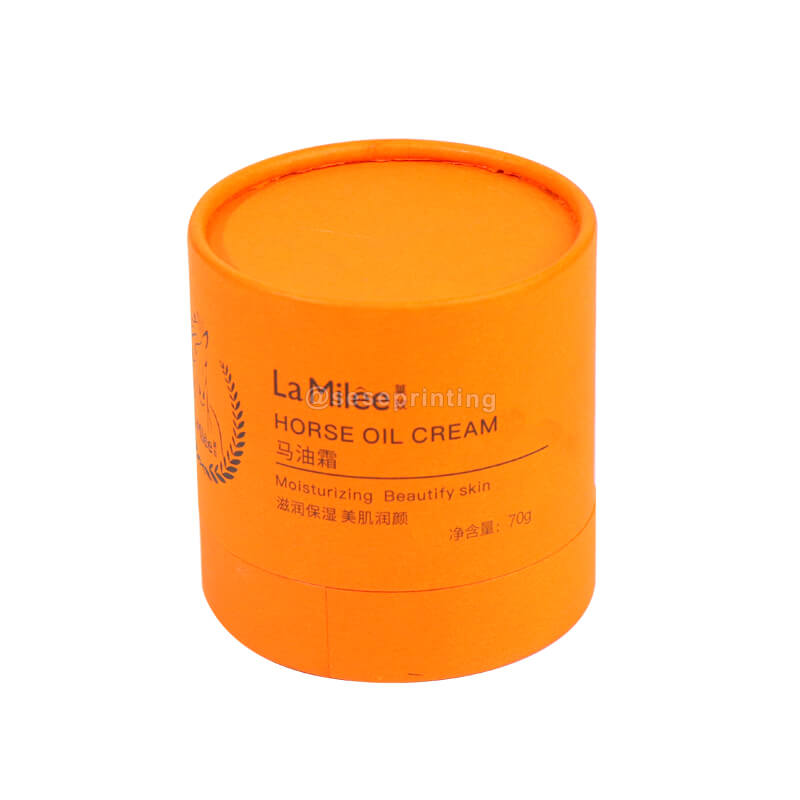 Biodegradable Kraft Cylinder Box Custom Tube Packaging Cosmetic Round Box