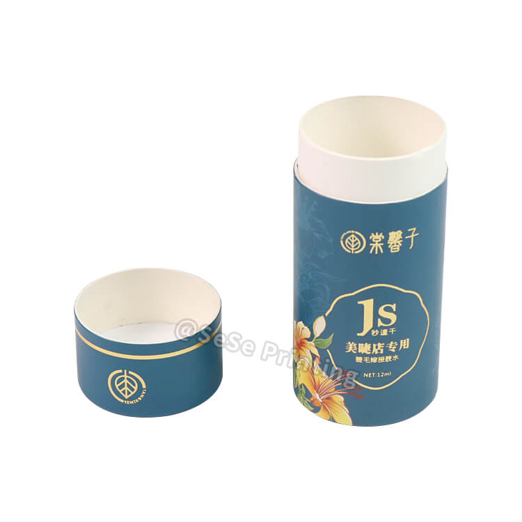 Custom Cylinder Packaging Box Paper Tube Printed Round Box Packaging