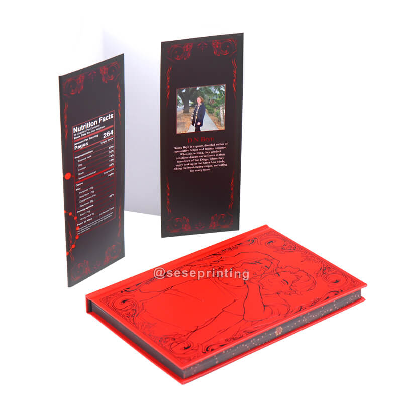 Custom Novel Story Book Printing Hardcover Books with Dust Jacket