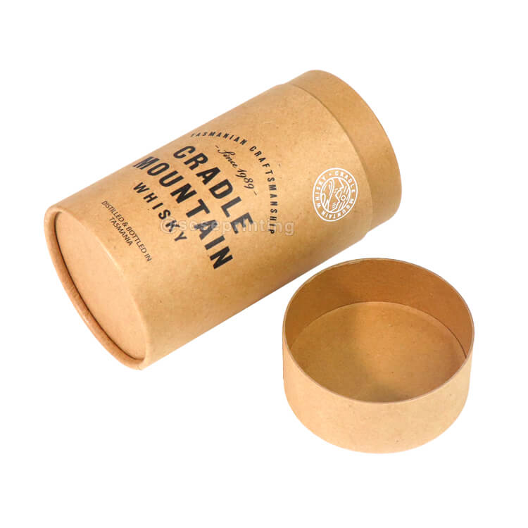 Free Sample Recycled Round Paper Tube Packaging Box Cylinder Packaging