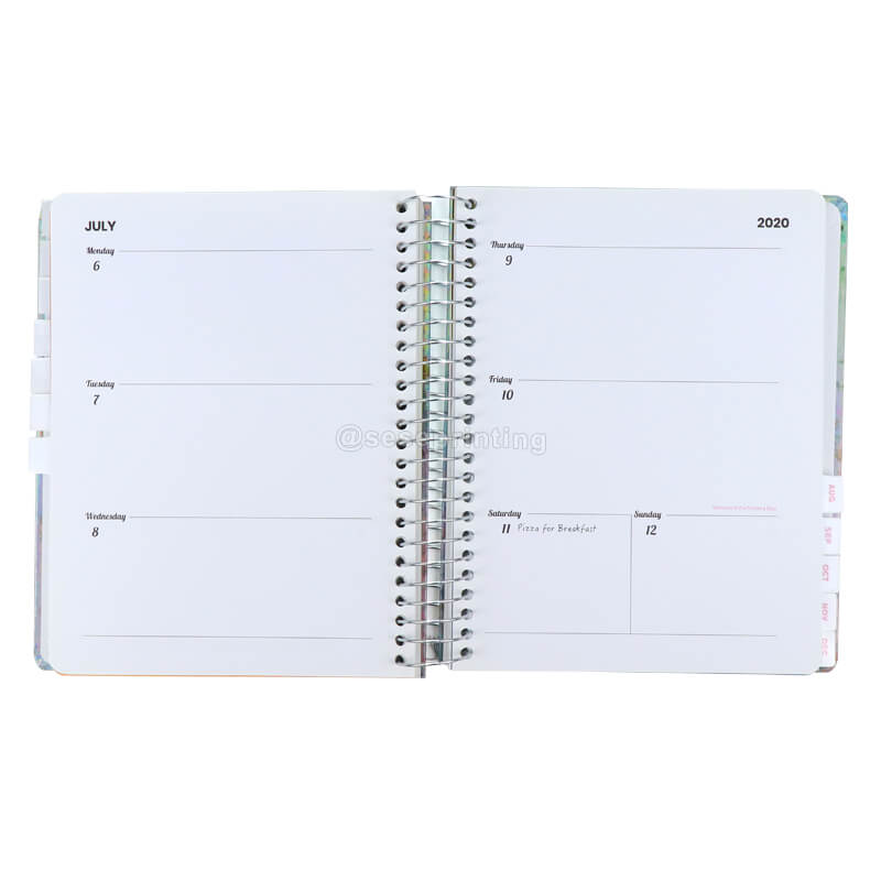 A5 Spiral Finance Organizer Budget Planner Books