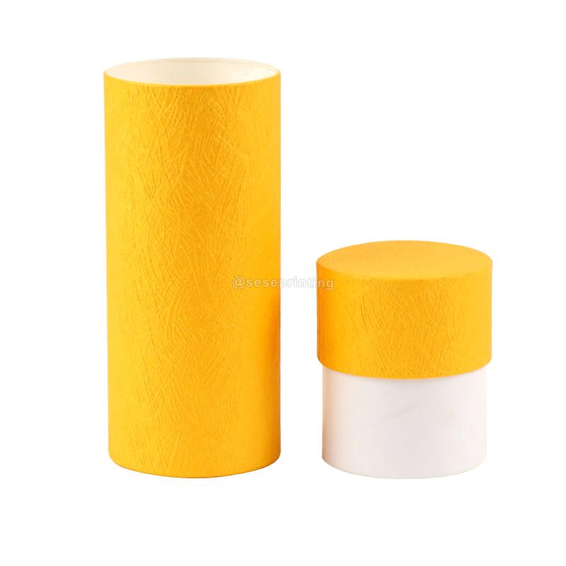 Recyclable Customized Cosmetic Paper Tube Round Packaging Cylinder Box