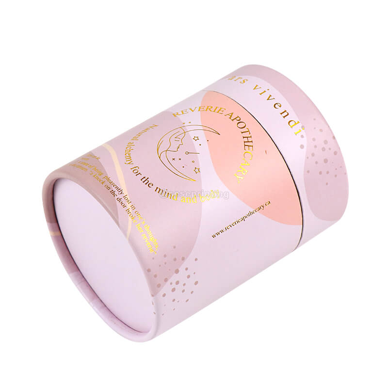 Eco Friendly Custom Round Cardboard Cylinder Box Paper Tube Packaging