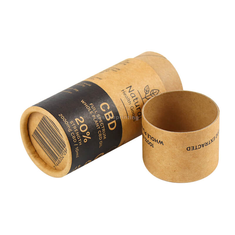 10ml CBD Oil Packaging Paper Tube Box Cylinder Packaging Boxes