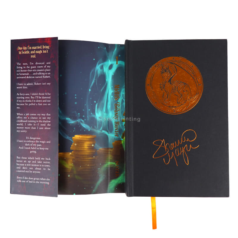 Professional Book Printing Services Custom Sprayed Edges Book Novels