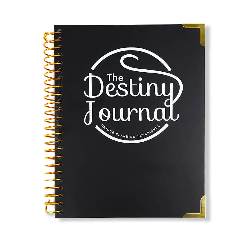 Custom Spiral Daily Monthly Planner Inspire Notebook Destiny Journal