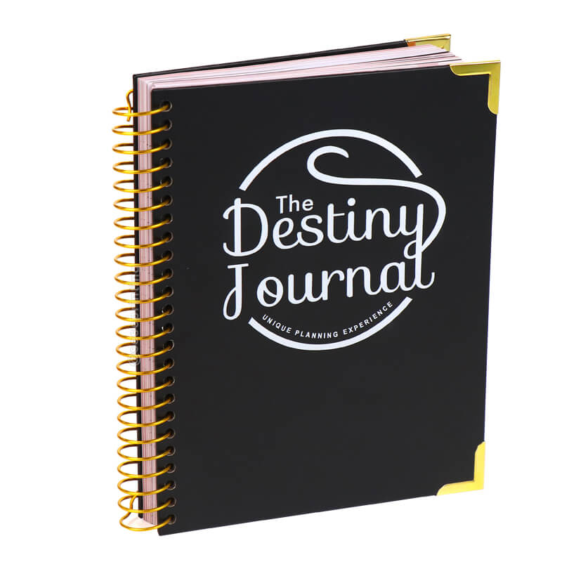 Custom Spiral Daily Monthly Planner Inspire Notebook Destiny Journal