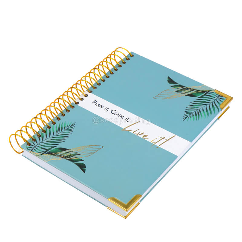 Custom Printing Spiral Planner Daily Weekly Diary Agenda Life Journal