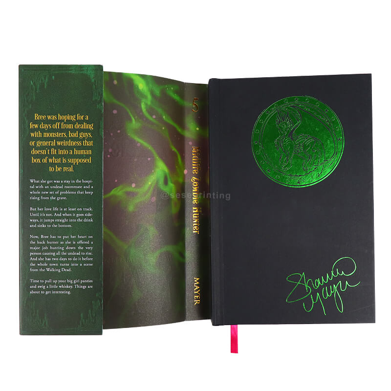 Exclusive Special Hardcover Book Custom Book Printing with Dust Jacket