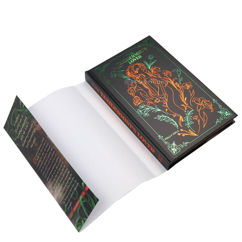 Case Bound Fiction Book Hardcover Book Publishing Sprayed Edges Book