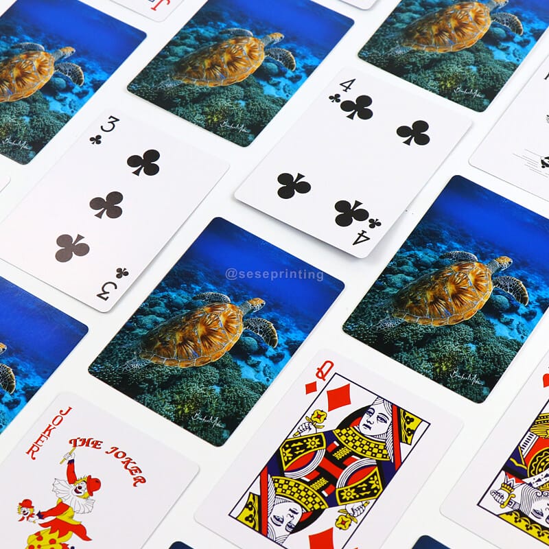 Printed Card Game Custom Professional Poker Novelty Playing Cards