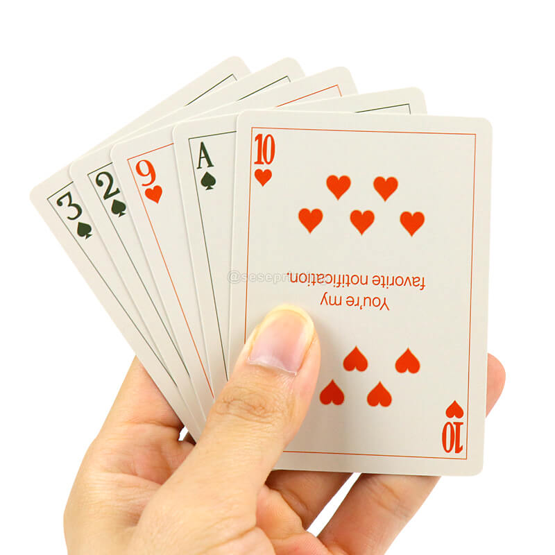 Printing Poker Cards Paper Family Question Cards Adult Playing Card Game