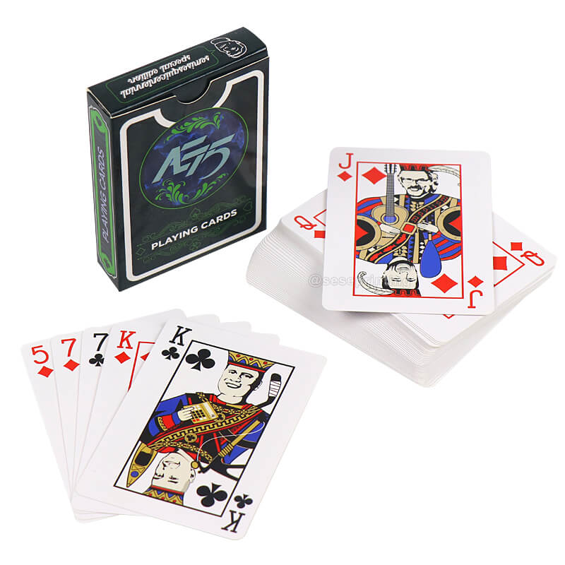 Factory Custom Playing Cards Logo Poker Set Printed Card Game for Adult