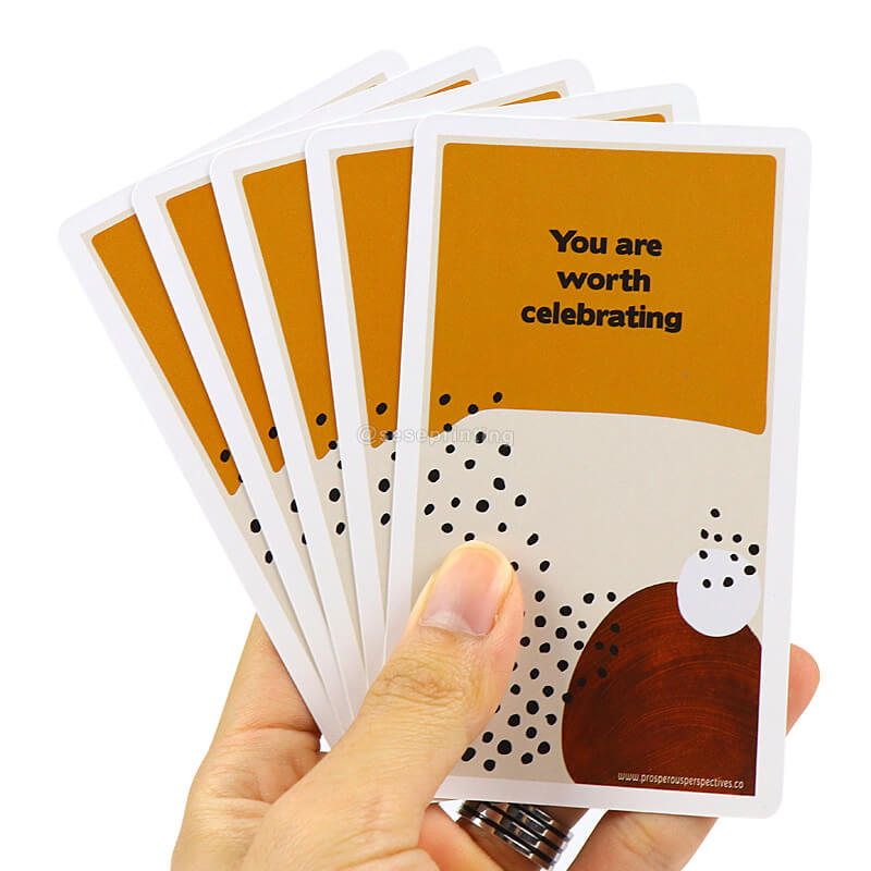 Custom Printing Affirmation Cards for Black Women 55 Positive Card Games