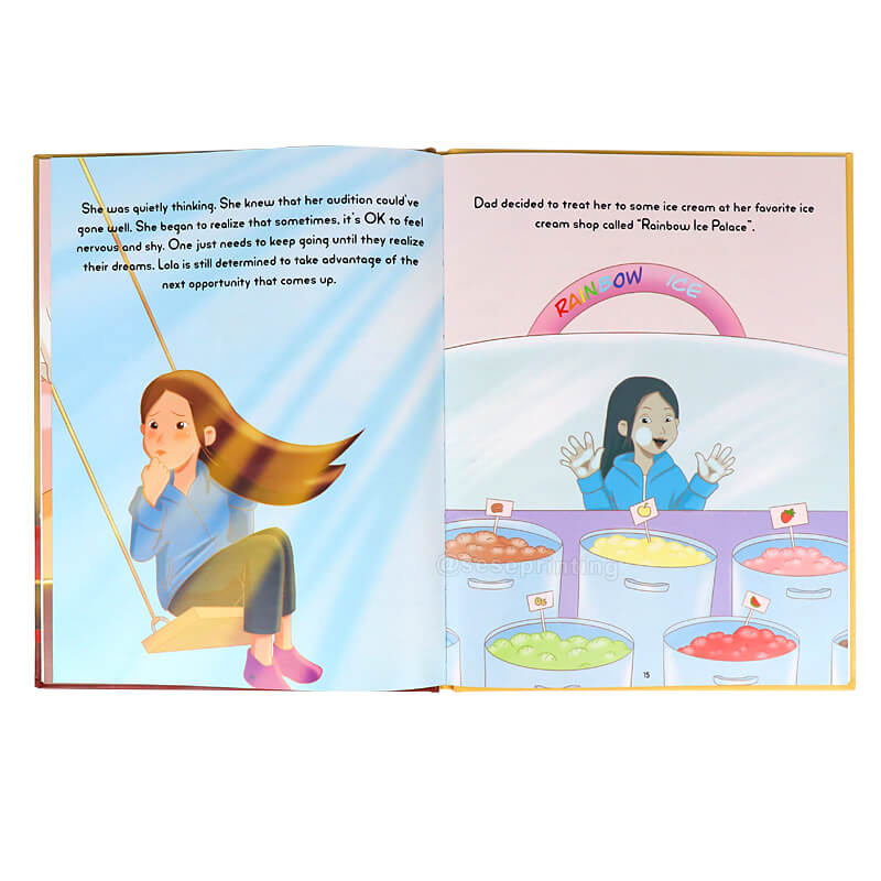 Hardcover Children's Story Book Custom Activity Book Printing Service