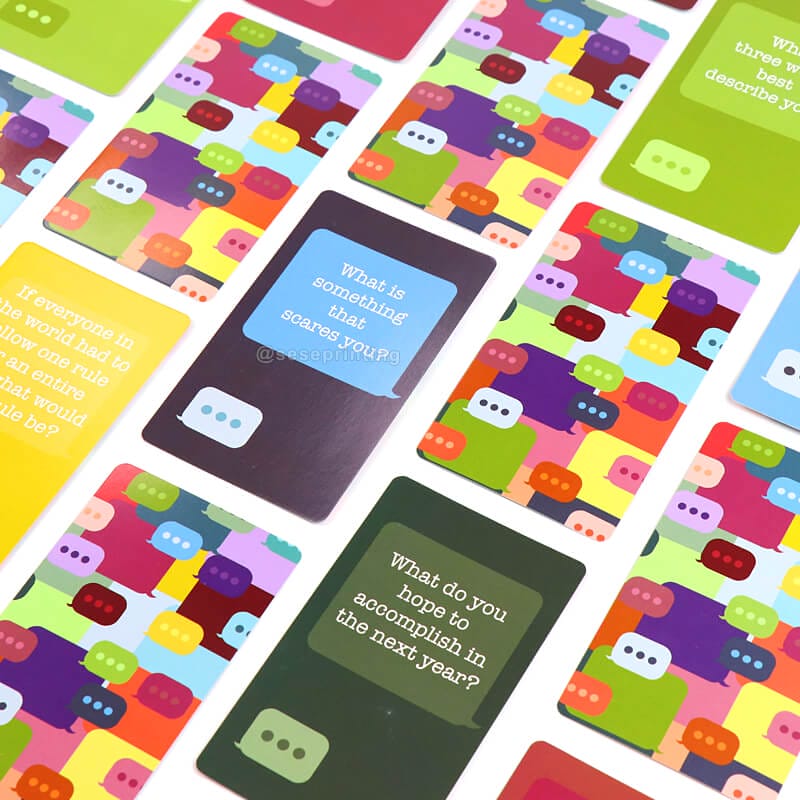 Custom Printing Design Spark Conversation Cards Social Card Game