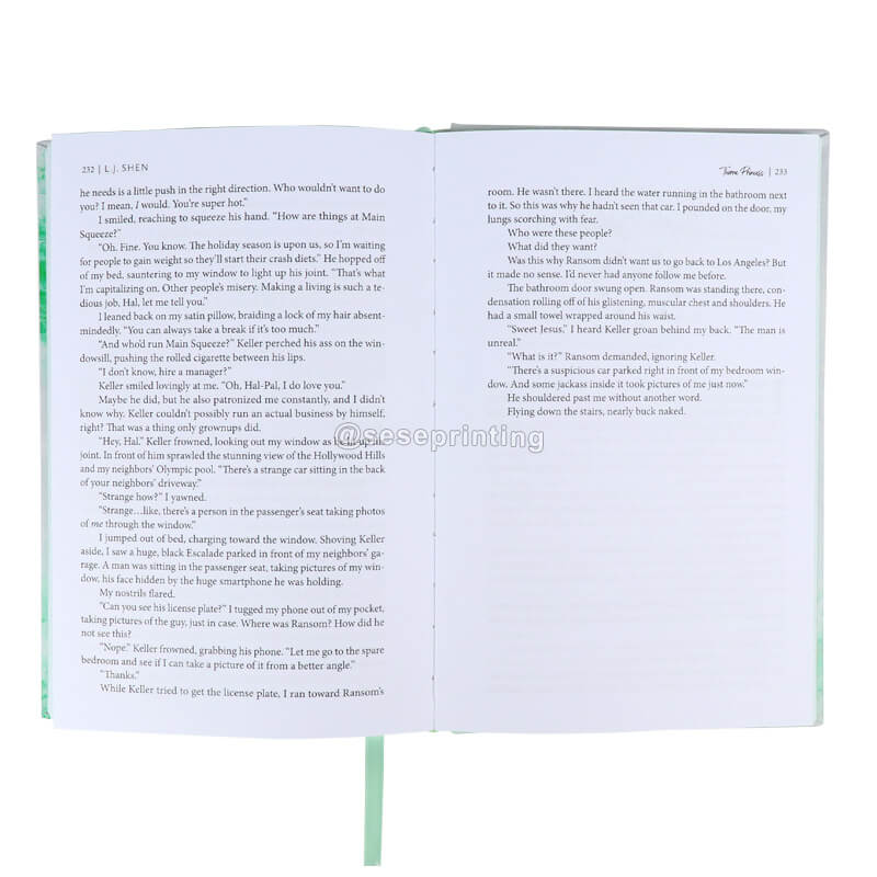 Custom Sprayed Edges Book Printing Hardcover Special Edition Books