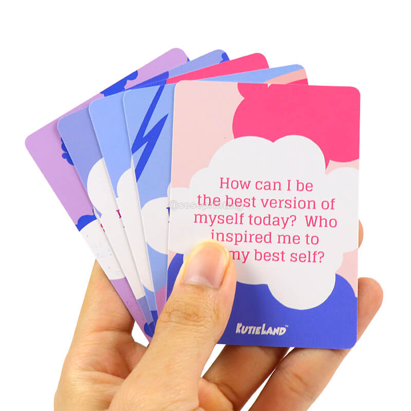 Factory Custom Affirmation Cards Inspirational Encouragement Card