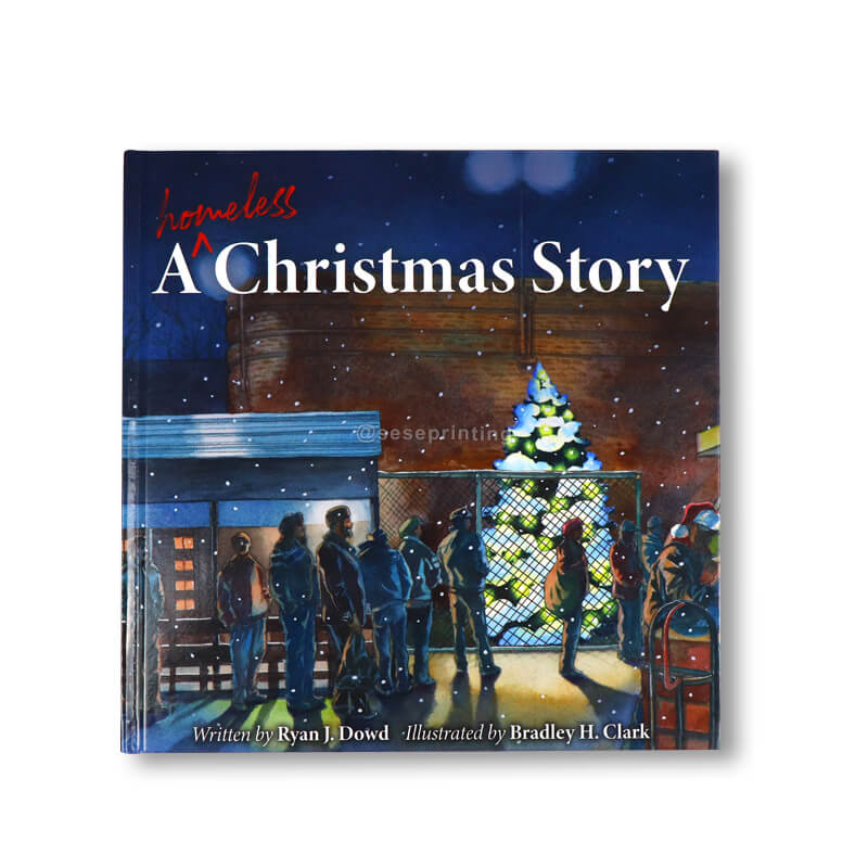 Custom Full Color Hardcover Christmas Story Children Picture Book