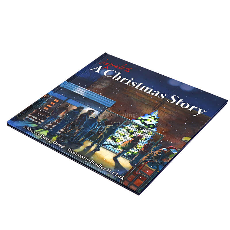 Custom Full Color Hardcover Christmas Story Children Picture Book