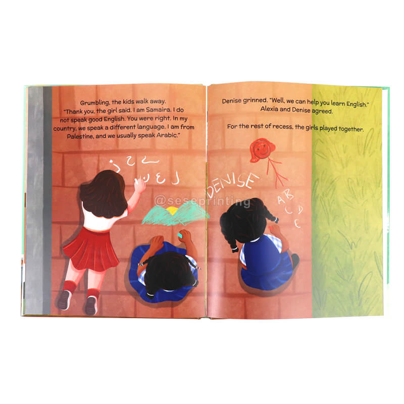 OEM Children Book Printing Custom Kids Learning Story Book