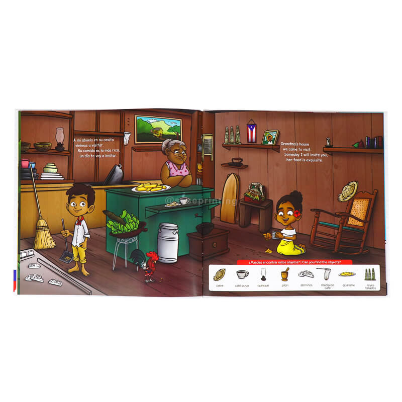 Custom Hardcover Kids Children Story Picture Book Printing